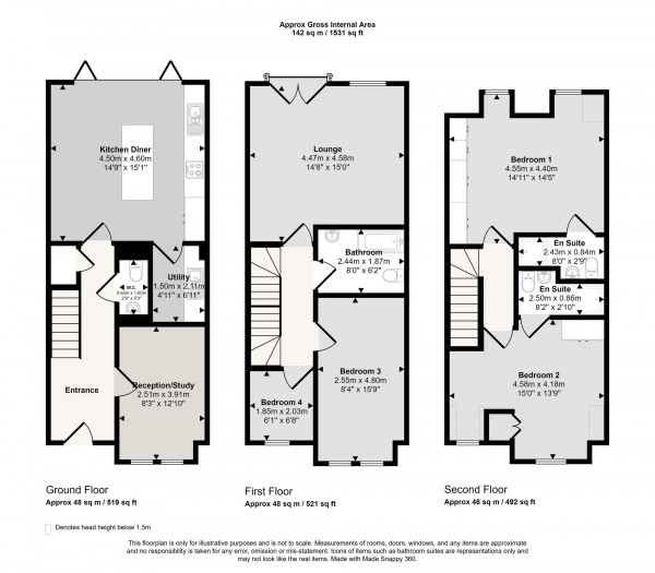 Floorplan for Stablefold, Worsley, M28