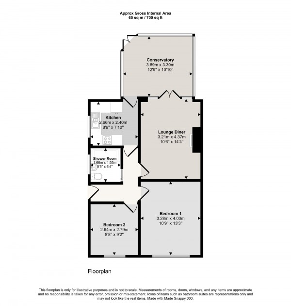 Floorplan for Sandy Lane, Irlam, M44