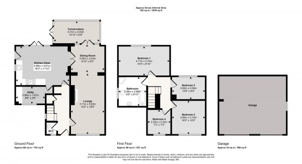 Floorplan for Lyndhurst Avenue, Irlam, M44