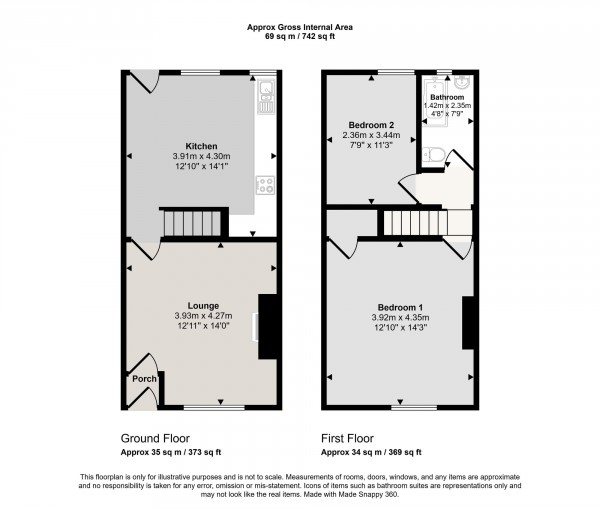Floorplan for St. Marys Road, Worsley, M28