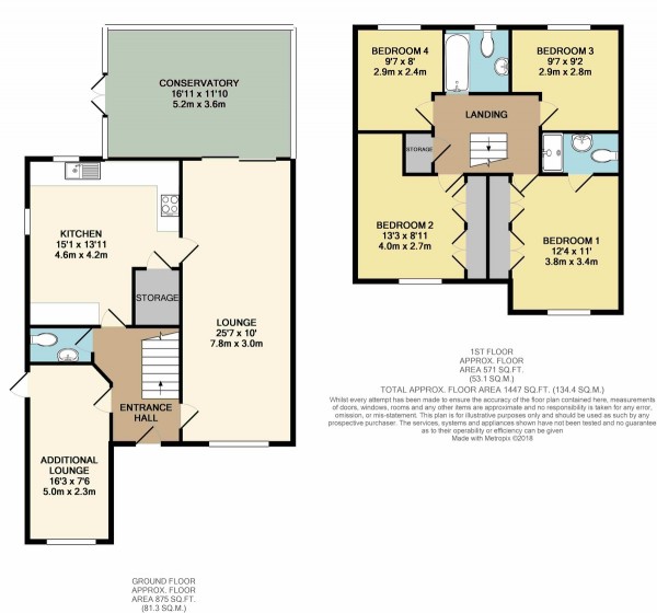 Floorplan for 28 Sunflower Meadow, Irlam