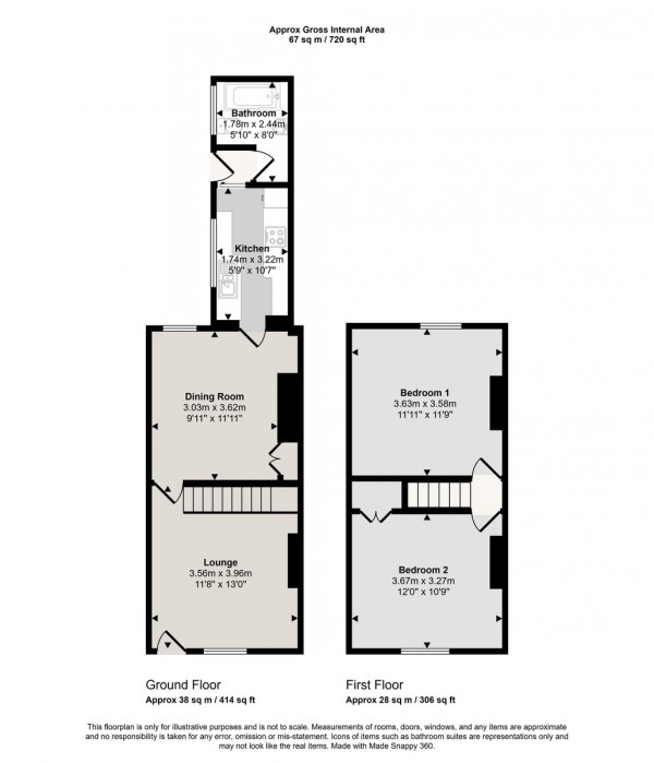 Floorplan for 15A Silver Street