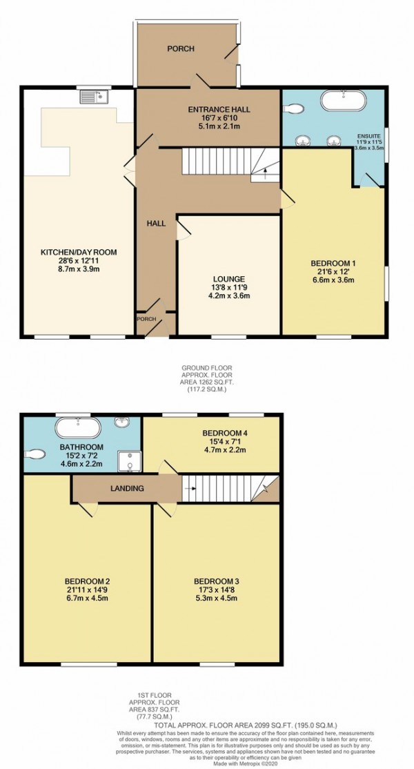 Floorplan for Moss Farm, Cutnook Lane, Irlam