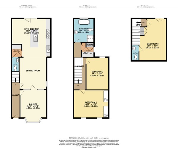 Floorplan for Mulgrave Road, Worsley