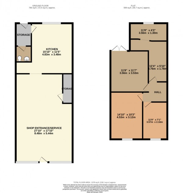 Floorplan for Fiddlers Lane, Irlam
