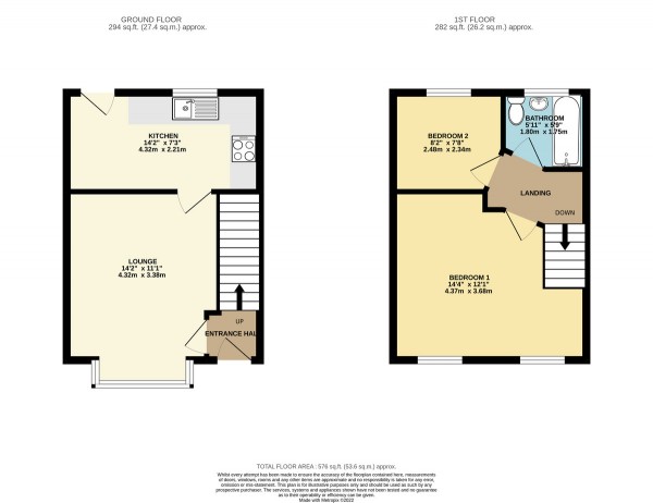 Floorplan for Mellor Street, Eccles