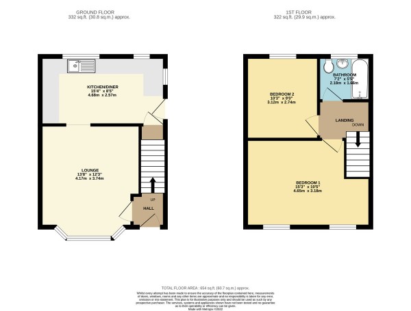 Floorplan for Boundary Road, Irlam