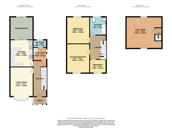 Floorplan for Newbrook Road, Bolton