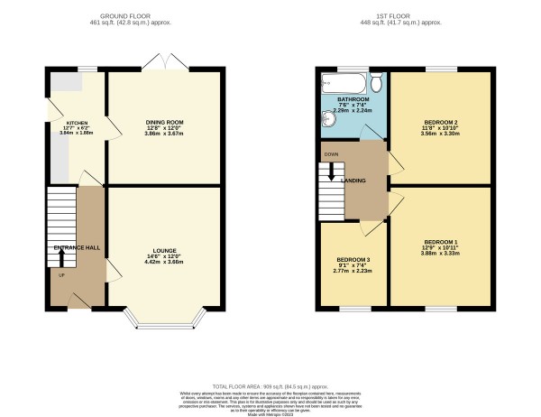 Floorplan for Devon Road, Cadishead