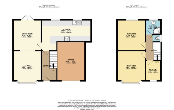 Floorplan for Lords Street, Cadishead