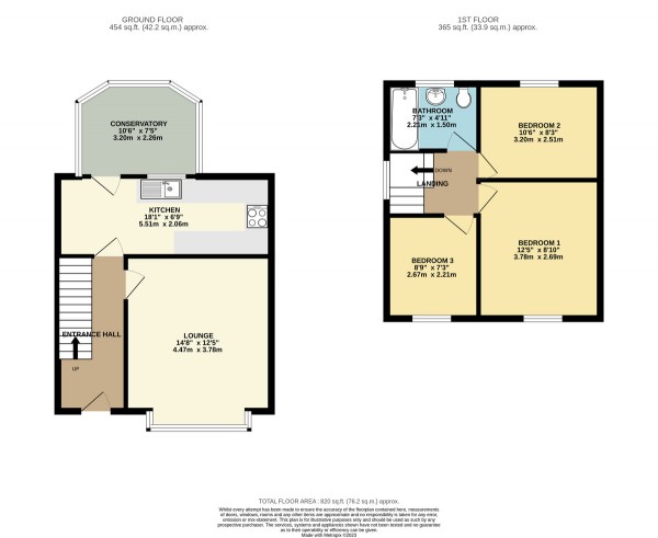 Floorplan for Green Lane, Cadishead