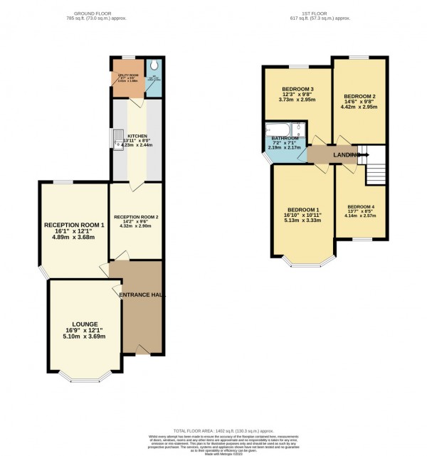 Floorplan for Liverpool Road, Irlam