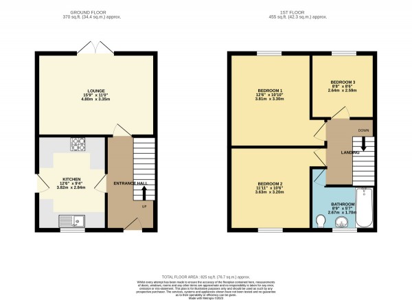 Floorplan for Wren Drive, Irlam