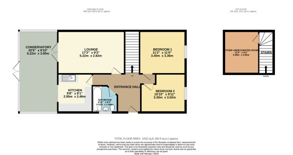 Floorplan for Parkstone Road, Irlam