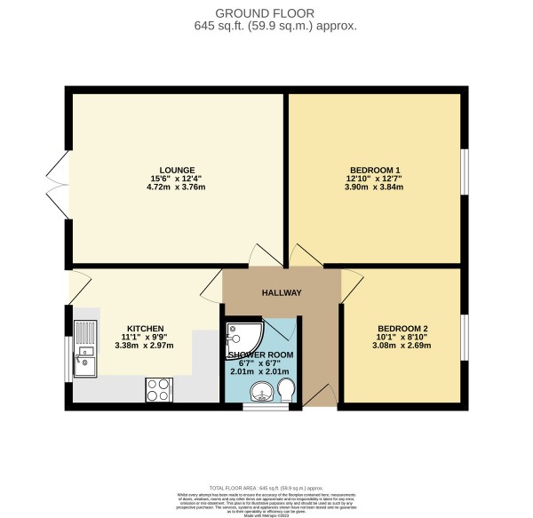 Floorplan for Caroline Street, Irlam