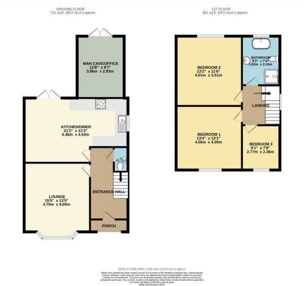 Floorplan for Moorside Road, Swinton