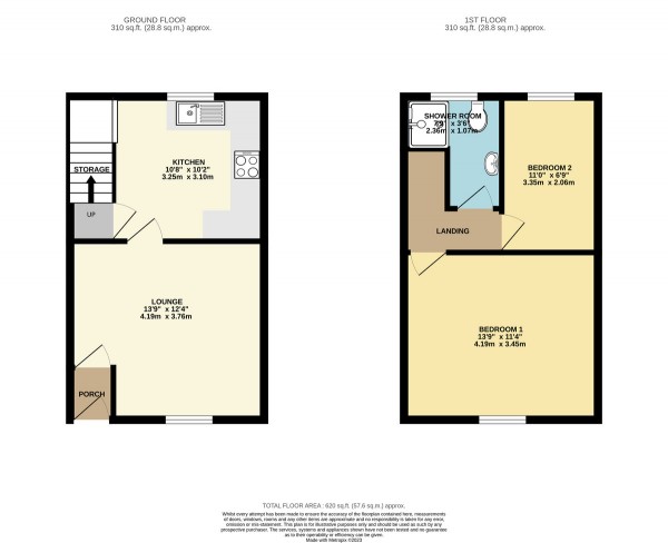 Floorplan for Bain Street, Swinton