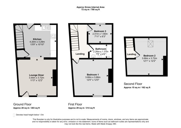 Floorplan for Eccles, Manchester