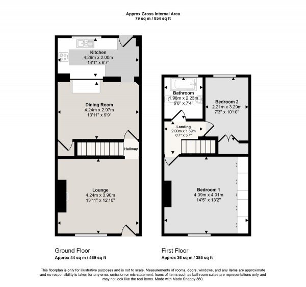 Floorplan for Worsley, Manchester