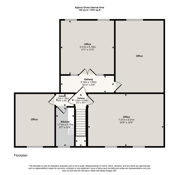 Floorplan for Salford Quays, Salford