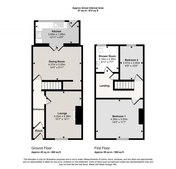 Floorplan for Tyldesley Road, Atherton
