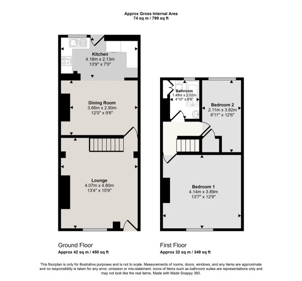 Floorplan for Worsley, Manchester