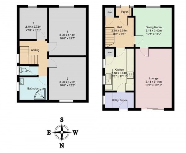 Floorplan for Broadway, Irlam, M44