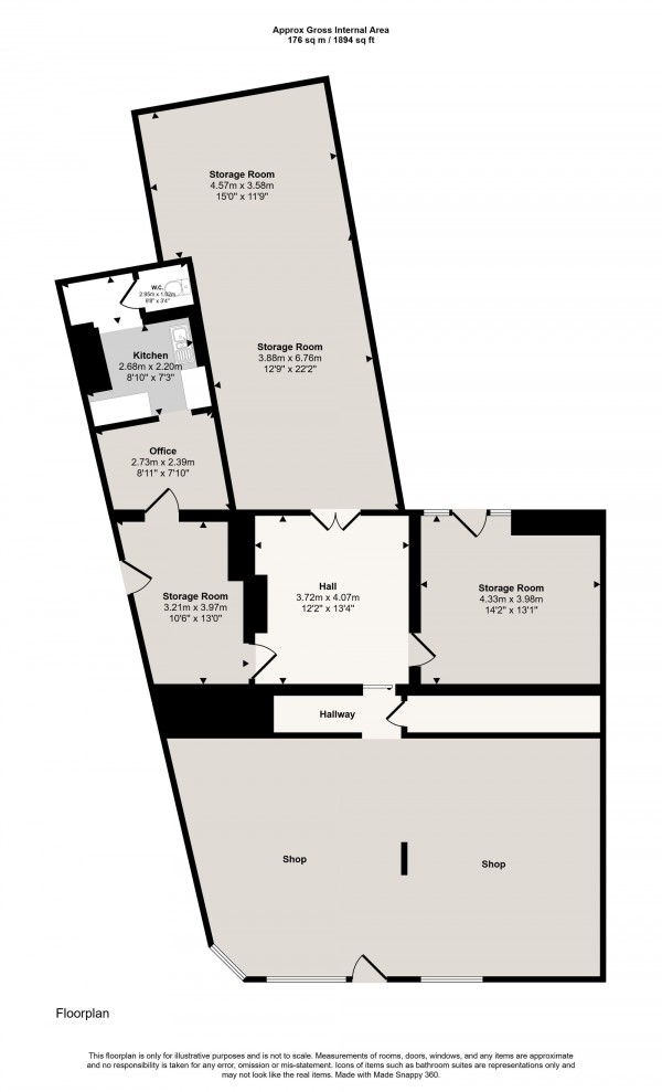 Floorplan for Liverpool Road, Irlam, M44