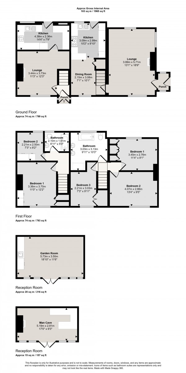 Floorplan for Manchester Road, Rixton, WA3