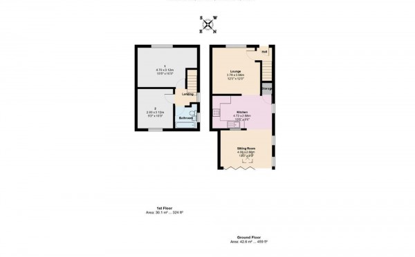 Floorplan for Warwick Road, Cadishead, M44