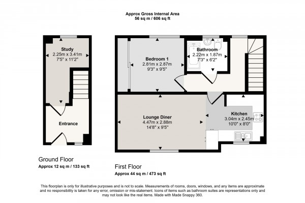 Floorplan for Moorside Road, Swinton, M27