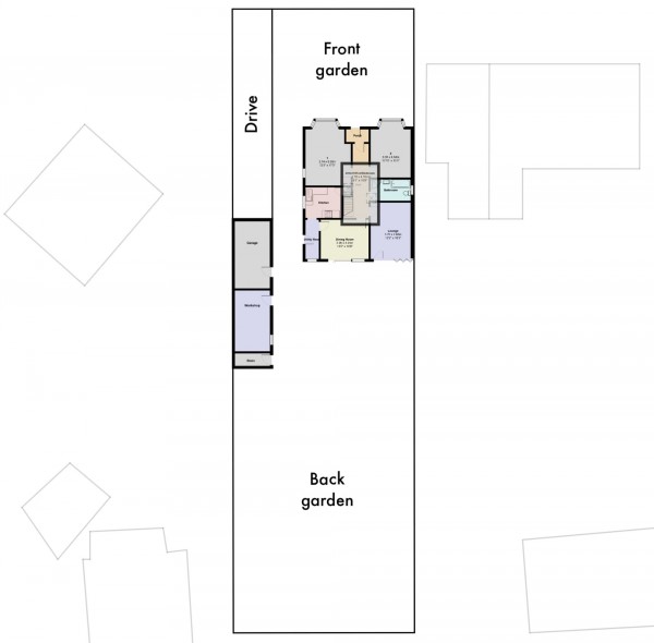 Floorplan for Fir Street, Cadishead, M44