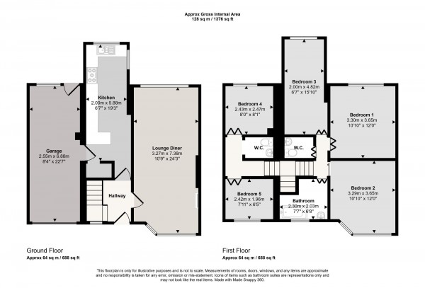 Floorplan for Aldermere Crescent, Urmston, M41