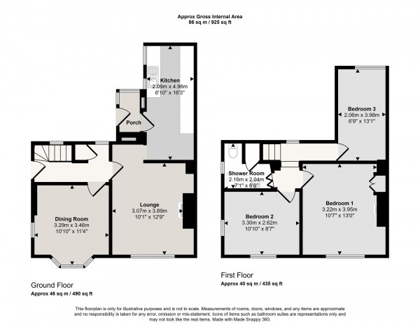 Floorplan for Francis Road, Irlam, M44