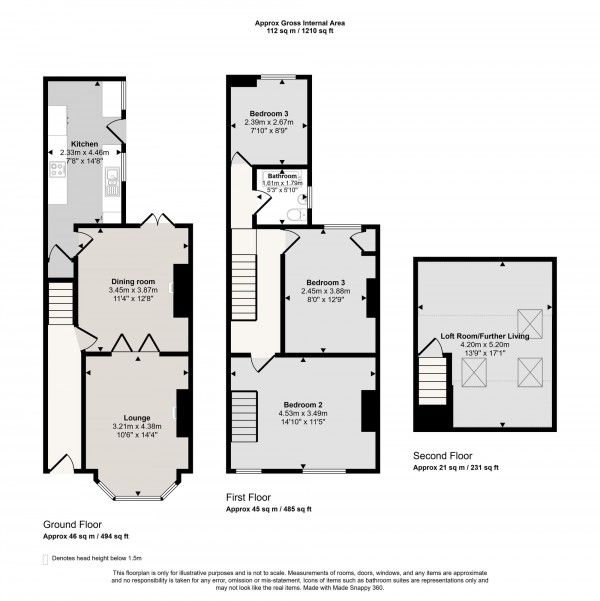 Floorplan for Alexandra Grove, Irlam, M44