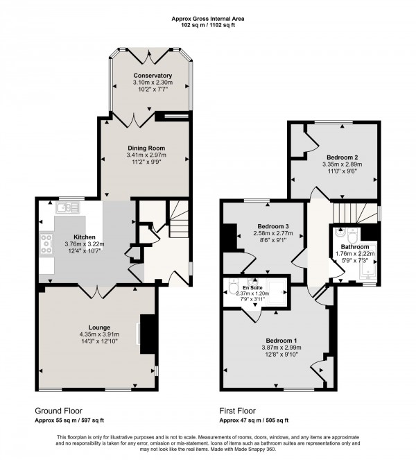 Floorplan for Glazebrook Lane, Glazebrook, WA3
