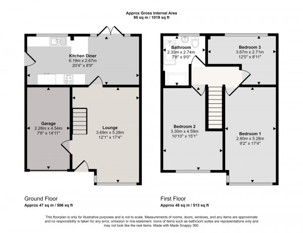 Floorplan for Boat Lane, Irlam, M44
