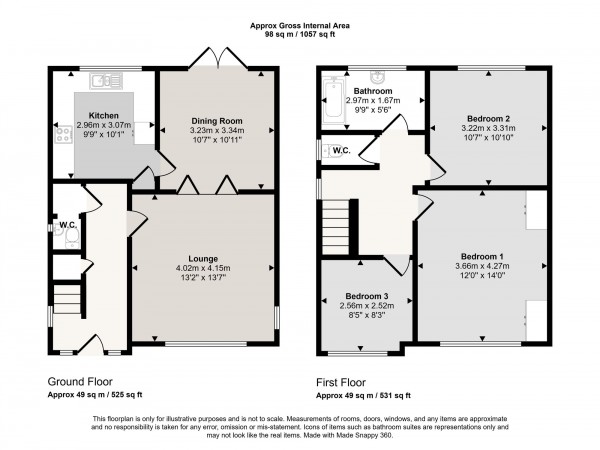 Floorplan for Boat Lane, Irlam, M44
