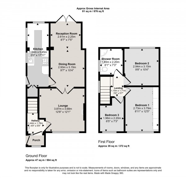 Floorplan for Colling Close, Irlam, M44