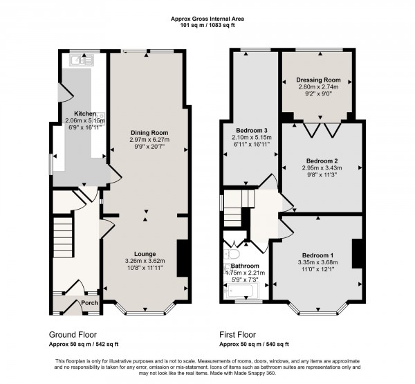Floorplan for East Lancashire Road, Swinton, M27