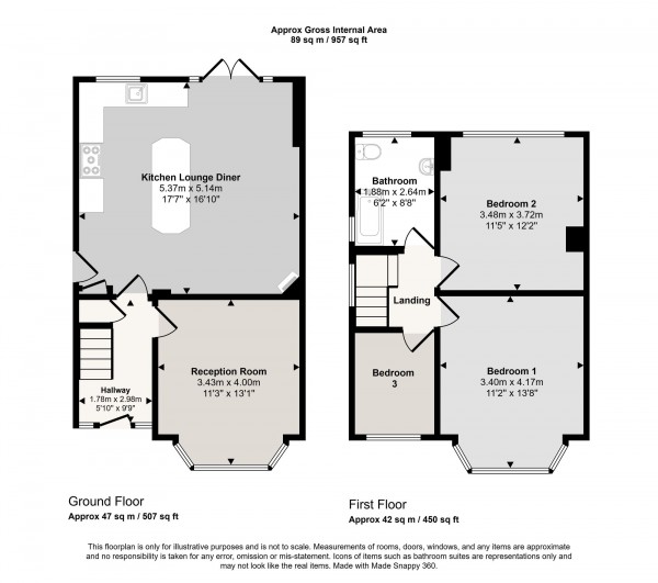 Floorplan for Radford Drive, Irlam, M44