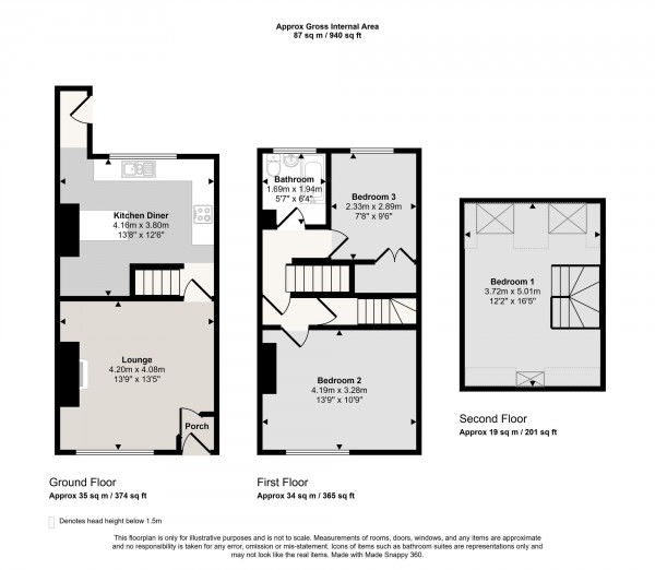 Floorplan for Walkden Road, Worsley, M28