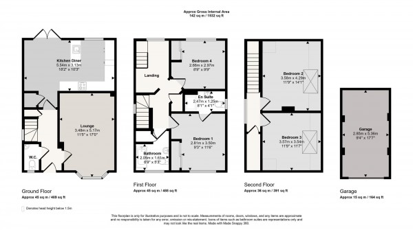 Floorplan for Roseway Avenue, Cadishead, M44