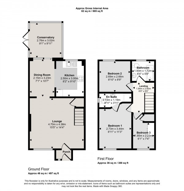 Floorplan for Locklands Lane, Irlam, M44