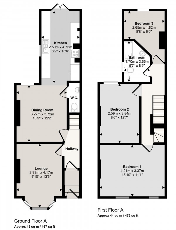 Floorplan for Liverpool Road, Irlam, M44