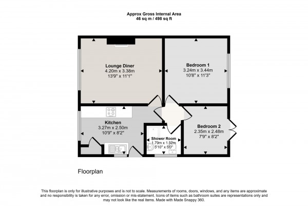 Floorplan for Helston Close, Irlam, M44