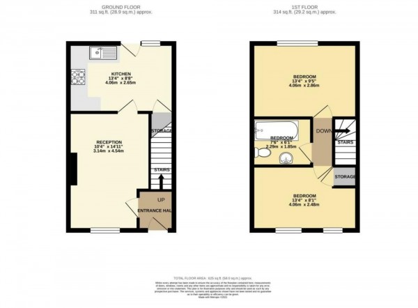 Floorplan for Patting Close, Irlam, M44