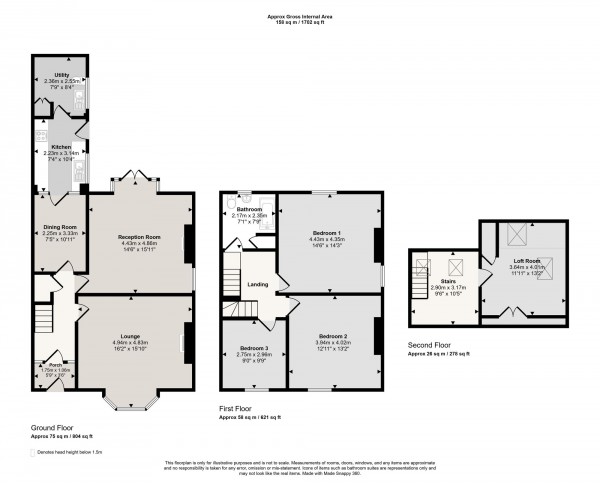 Floorplan for Newton Road, Ashton-On-Ribble, PR2