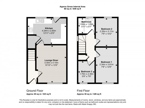 Floorplan for Montonmill Gardens, Eccles, M30