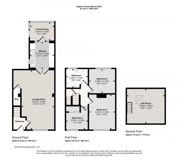 Floorplan for Gerrards Close, Irlam, M44